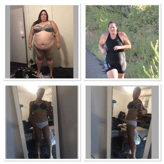 Австралійка захопилася тріатлоном і схудла на 115 кг (8 фото)