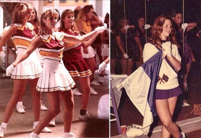 Американський чірлідінг в 70-е - 80-е роки (32 фото)