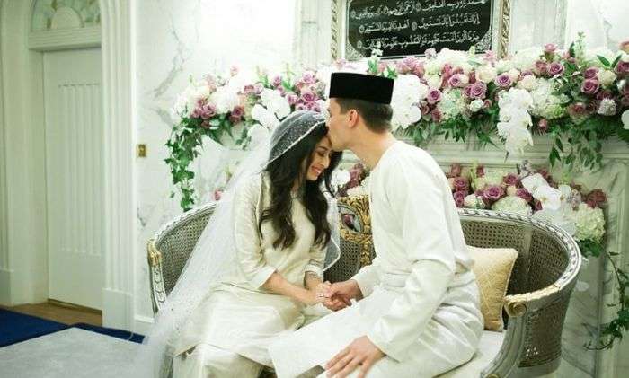 Малайзійська принцеса Тунку Тун Аміна вийшла заміж за голландського менеджера (12 фото)