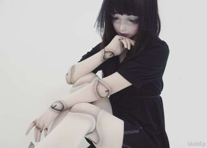 Лулу Хашимото - незвичайна жива лялька Японії (14 фото)