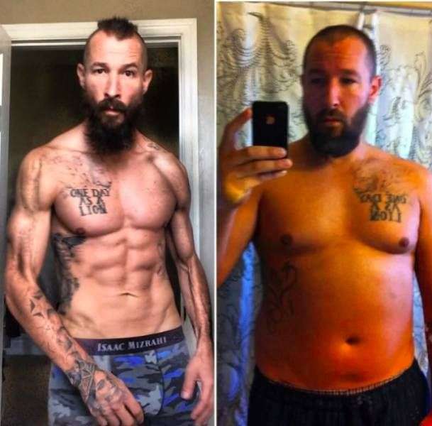 Чоловік схуд на 30 кг і зайнявся ММА, щоб пережити розлучення (7 фото)