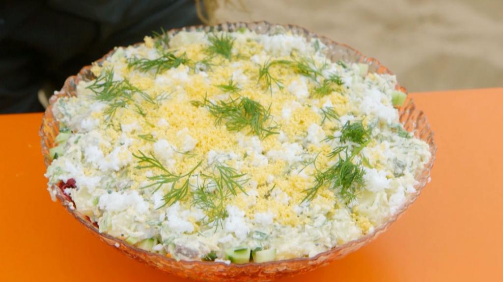 Крабовый салат с картошкой: подбор ингредиентов и рецепт приготовления Кулинария