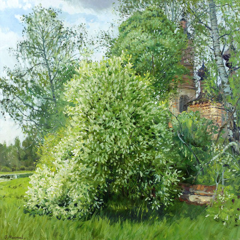 Русский художник Олег Молчанов живопись,природа