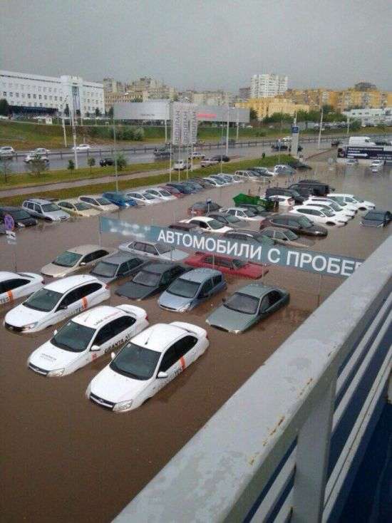 Автодилер і затоплені автомобілі (3 фото)