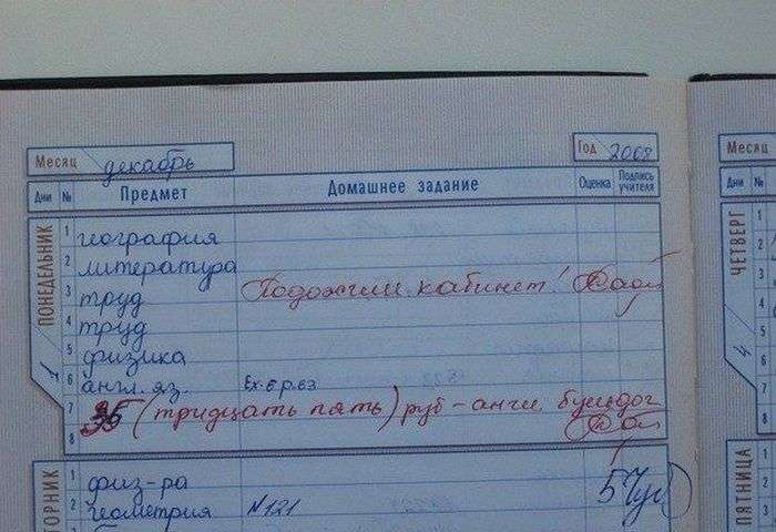 Зауваження в щоденниках (10 фото)