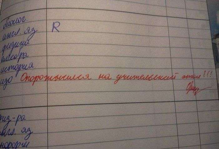 Зауваження в щоденниках (10 фото)