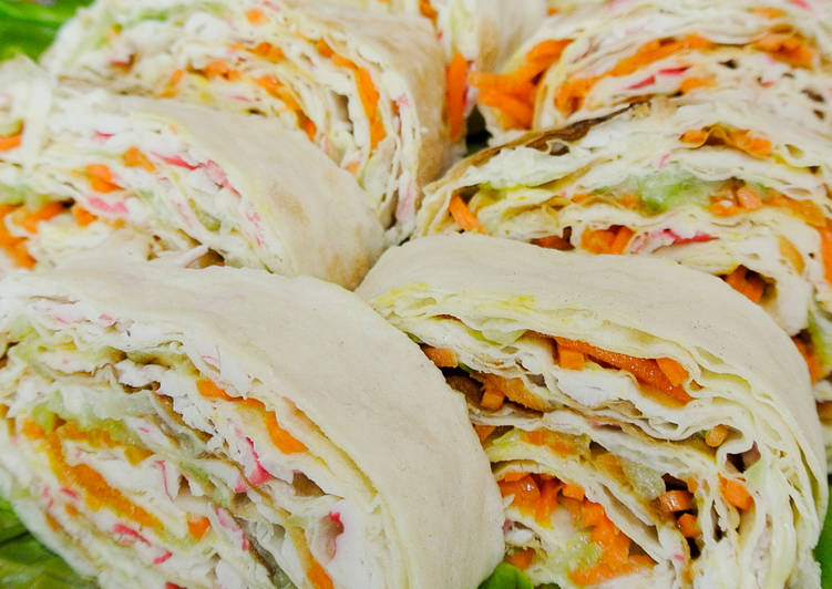 Лаваш с крабовыми палочками и корейской морковкой: рецепт, особенности приготовления Кулинария