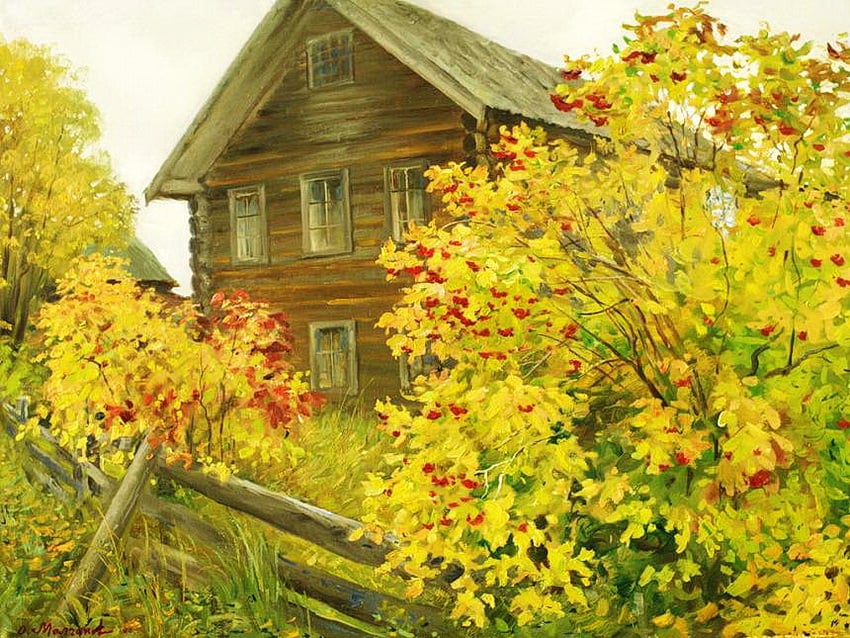 Русский художник Олег Молчанов живопись,природа