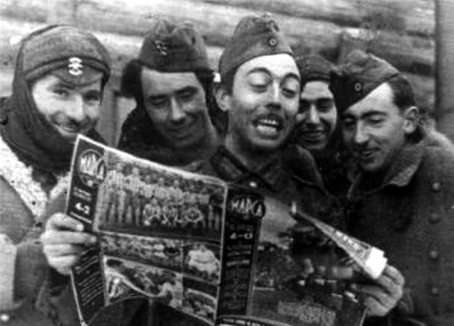 Как воевали испанские добровольцы против СССР 