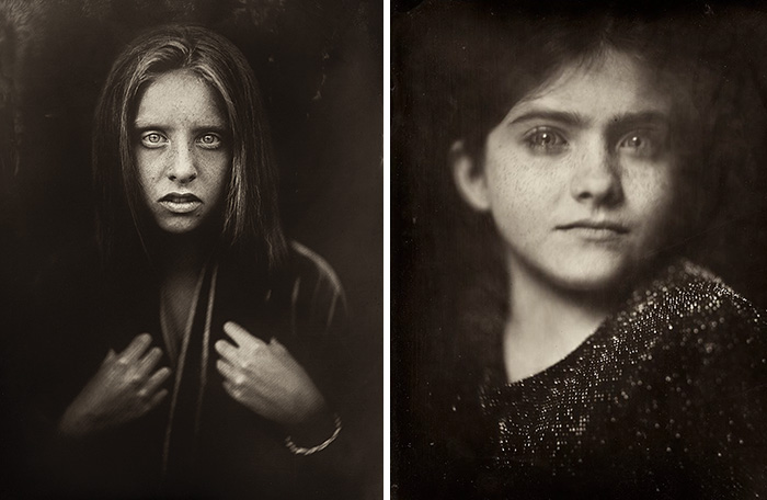 Фотограф делает мрачные портреты с помощью 166-летнего метода съемки Искусство