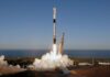 SpaceX Launches Starlink Satellites on Groundhog Day, Faces Stage Anomaly