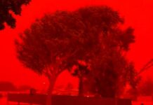 Cielos rojo sangre sobre Australia: un fenómeno natural pero siniestro