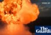 La nave espacial de SpaceX arde intensamente en el Océano Índico