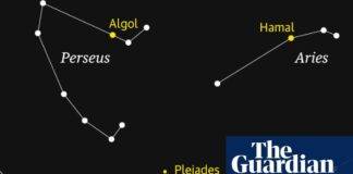 Sept sœurs et une lune qui s’estompe